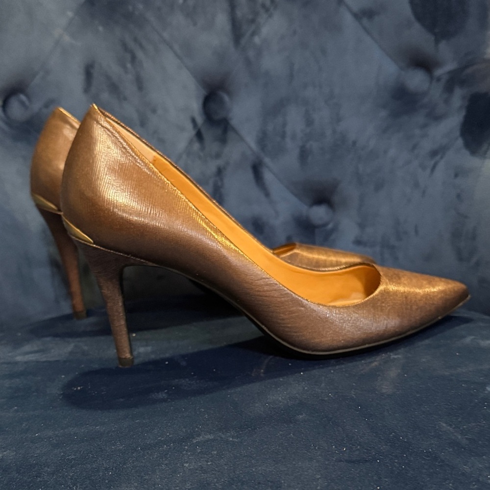 Calvin Klein brown stiletto heels